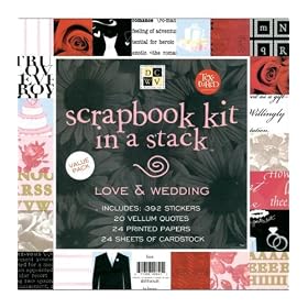 Scrapbook Kit In A Stack 12''X12'' Pad-Wedding