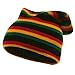 Rasta Long Beanies-Black RGY W28S15C