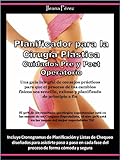 PLANIFICADOR PARA LA CIRUGIA PLASTICA - CUIDADOS PRE Y POST OPERATORIO (Spanish Edition)