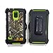 Galaxy S5 Holster Case, Harsel® Heavy Duty Tree Camo High Impact Shockproof Hybrid Protective Military w' Belt Clip Built-in Screen Protector Case Cover for Galaxy S5 - Xtra Green