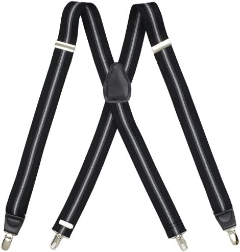 Dockers Men's Stretch Stripe Suspenders