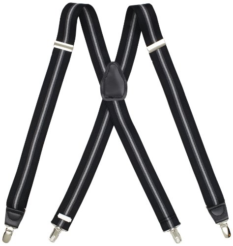 Dockers Men's Stretch Stripe Suspenders