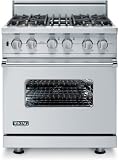 Viking Professional Custom VGSC5304Bx 30" Pro-Style Gas Range with 4 VSH Pro Sealed Burners w/ VariSimmer, 4.0 cu. ft. ProFlow Convection Oven, Gourmet-Glo Infrared Broiler, Self-Clean, Six Cooking Functions and SureSpark Ignition System
