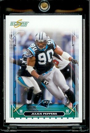 2006 Score Factory Set Single Card # 35 Julius Peppers - Carolina Panthers - NFL Football Cards