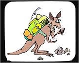 Mouse Pad with kangaroo, searching, geologist
