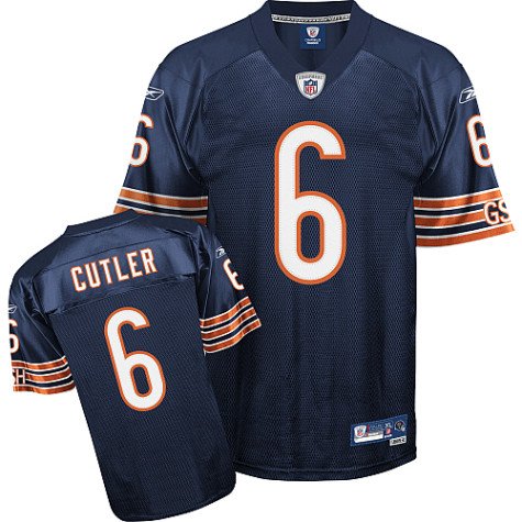 Youth Chicago Bears #6 Jay Cutler Team Premier Jersey - S 8