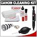 Canon Optical Digital Camera & Lens Cleaning Kit with Flashlight Keychain + Brush, Microfiber Cloth, Fluid & Tissue + Blower + Lenspen for EOS 1D X, 1Ds Mark II, III, IV, 60D, 5D, 6D, 7D, Rebel T2i, T3, T3i & T4i