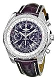 Breitling A2536212-Q522-789P Motors Gray Violet Dial Leather Alligator Men's Automatic Chronograph, Chronometer Watch