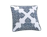 Natori Crest Companions 20 by 20-Inch Feather Fill Pillow, Ease