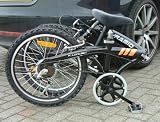 FOLDING BIKE/ 20 ALLOY WHEELS/ SHIMANO GEARS/ OFFROAD