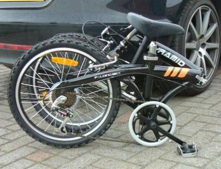 FOLDING BIKE/ 20 ALLOY WHEELS/ SHIMANO GEARS/ OFFROAD