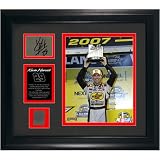 Kevin Harvick 2007 All-Star Challenge Autographed Race-Used Collectible with 8x10 Photo and Race-Winning Tire Piece