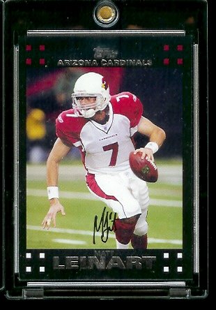 2007 Topps Football # 1 Matt Leinart - Arizona Cardinals - NFL Trading Cards