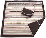 JJ Cole Essentials Blanket - Khaki/Pink