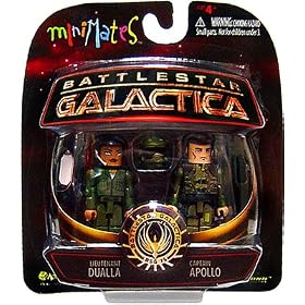 Battlestar Galactica Modern Minimates 2-Pack Series 1 Apollo & Dualla