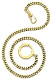 Euro Geneve 14k Gold Waldemar Chain for Gold Pocketwatches