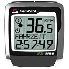 SIGMA SPORT Bike Computer BC 1106 DTS kabellos