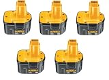 Dewalt 12 volt cordless battery 5-pack. Model DC9071