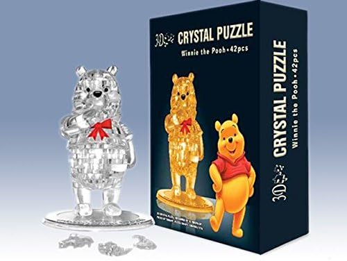 3D Crystal Puzzle Jigsaw Model/ DIY Pooh for IQ Education 42pcs