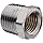 Chrome Plated Brass Pipe Fitting, Hex Bushing, NPT Male X NPT Female
