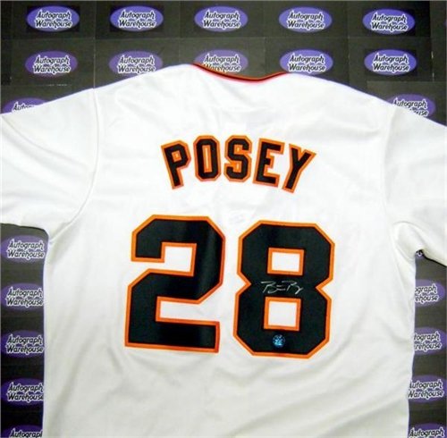 Buster Posey Autographed/Hand Signed Baseball Jersey (San Francisco Giants)