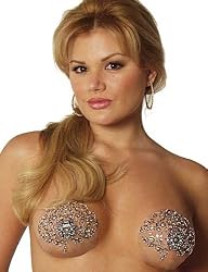 Jeweled Breast Tattoos