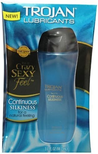 Gift Set of Trojan Lube Continuous Silkiness 3oz And PJUR Body Glide (30ml Travel Size) by Paradise Marketing Services