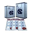 North Carolina Tar Heels NCAA Gift Bags (2 Large,1 Medium) & Flat Gift Wrap (2) Combo Pack #1 by Pro Specialties Group
