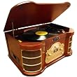 Classical Turntable With Am/Fm Radio/ Cd/ Cassette/ Usb Recording