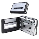 Audio USB Portable Cassette-to-MP3 Converter Capture Tape Player with Headphones