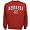 Nebraska Cornhuskers Red Automatic Crew Sweatshirt