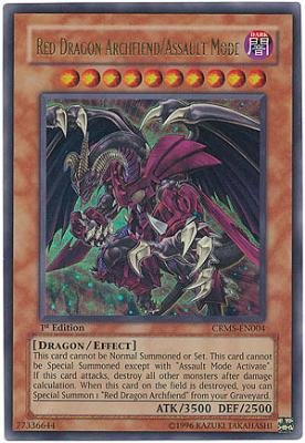 YuGiOh 5D's Crimson Crisis Red Dragon Archfiend Assault Mode CRMS-EN004 Ultra Rare