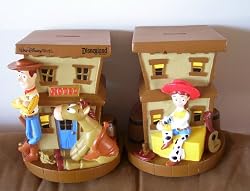 Disney Toy Story Woody Jessie Horse Large Bank Exclusive Theme Parks Edition