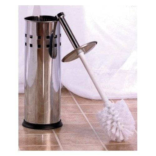 Toilet Brush Holder & Plunger Set. Stainless Steel or Bronze Set