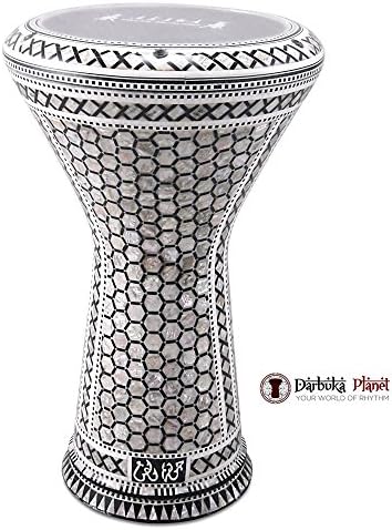 GAWHARET EL FAN NG 2.0 DOUMBEK Drum 17.5" The Beehive Mother Of Pearl Darbuka