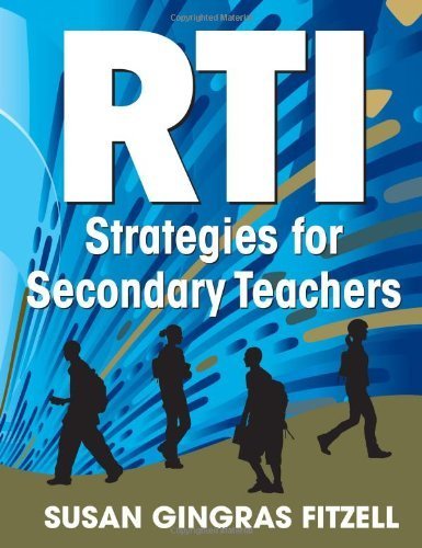 RTI Strategies for Secondary Teachers by Fitzell, Susan A. Gingras (2011) Paperback