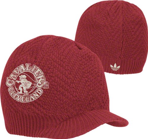 Cleveland Cavaliers adidas Hardwood Classics Visor Knit Hat