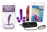 Vibrating Prostate Stimulator - Purple Bundle - Adult Toy Sex Kit