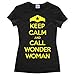 Hank Player 'Keep Calm & Call Wonder Woman' Women's T-Shirt