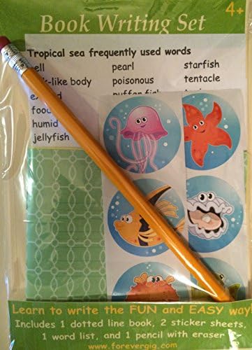 Book Writing Set, Tropical Sea