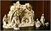Woodland Panorama Bleach Wood Nativity Set