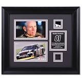  : Mounted Memories Mark Martin Framed Photos w/ Piece of Race Used Metal & Tire