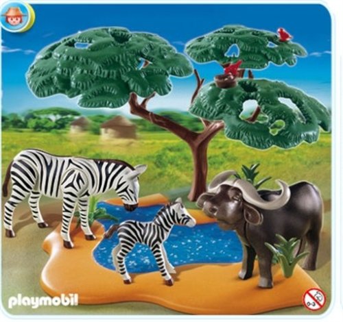 Playmobil Buffalo with Zebras