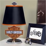 Harley Davidson Logo Table Desk Lamp