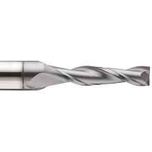 Niagara Cutter S203 High-Speed Steel End Mill, General Purpose, Regular Length, TiCN Coated, 2 Flutes, Square End