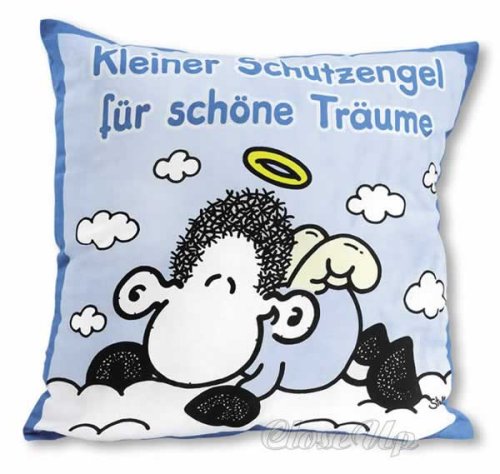 SHEEPWORLD: SCHUTZENGEL - Kissen, Obermaterial 100% Baumwolle, Füllung 100% Polyester