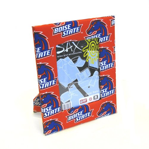 Boise State University Logo BSU Broncos Frame Fits 4 x 6 Pictures and Photos GREAT GIFT IDEA for Baby Shower, Wedding, Travel, Scrapbooking, Best Unique AFTER CHRISTMAS Gifts For Grandmother Grandfather -ON