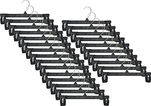 HOUSE DAY Recycled Pants Hangers - Pinch Grip Clips Hanger 12