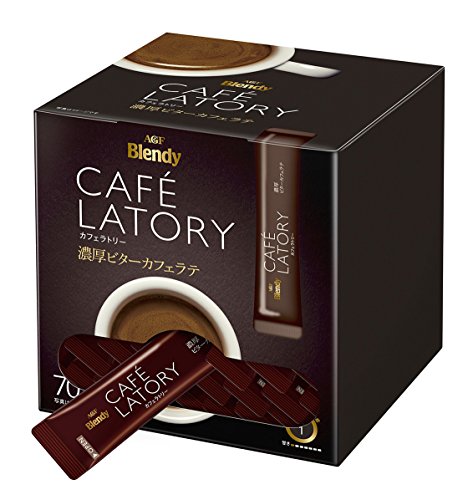 AGF ブレンディ カフェラトリースティック 濃厚ビターカフェラテ 70本(8g×70本)