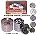 Handmuller Cannabis Leaf Design 5-Part Stainless Steel Herb & Spice Grinder / Pollena...